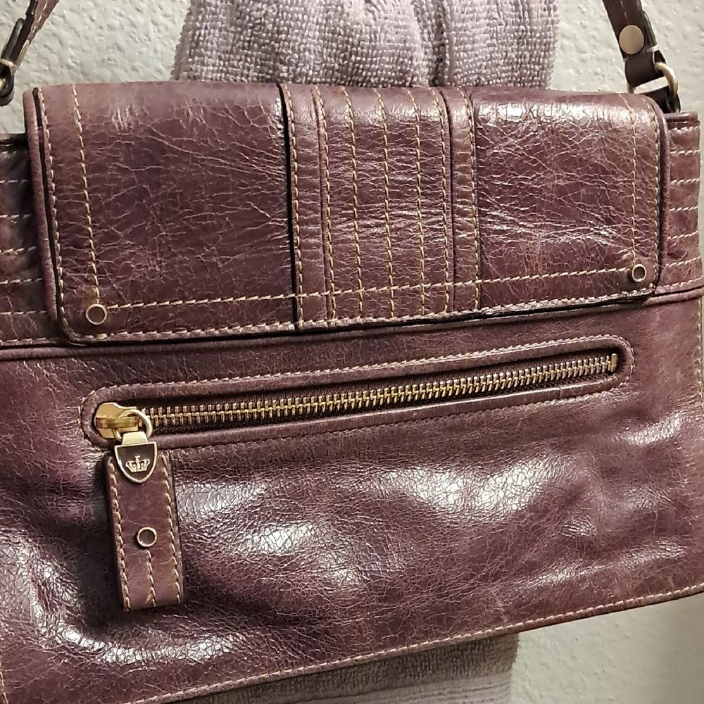Juicy Couture Maroon Leather Women's Bag - Picture 7 of 11